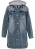 Jeansjacka med huva, bonprix