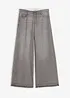 Wide Leg Jeans Mid Waist, med bekväm midja, bonprix