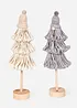 Prydnadsfigur med lurvig look (2-pack), bonprix