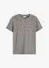 T-shirt med pärlapplikation, bonprix