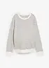 Mammasweatshirt med amningsfunktion  av ekologisk bomull, bonprix