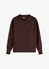 Oversizeweatshirt i mjuk och stabil trikå, bonprix