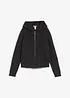 Cardigan med huva, bonprix
