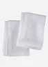 Tygservetter med hålbroderi (2-pack), bonprix