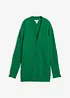 Stickad cardigan med ylleandel, bonprix