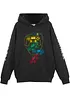 Sweatshirt med huva i ekologisk bomull för barn, bonprix
