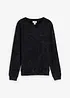 Sweatshirt med tvättad look i ekologisk bomull, bonprix