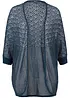 Lång cardigan med hålmönster, bonprix
