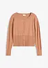 Finstickad cardigan av viskos med mjukt fall, bonprix