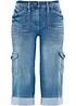 Stretch Cargo Jeans Mid Waist, bonprix