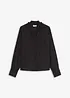 Chiffongblus med rysch, bonprix