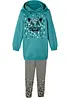 Sweatshirt och leggings av ekologisk bomull (2-pack), bonprix