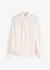 Blus av satin med mjukt fall, bonprix