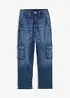 Jerseyfodrade jeans, Loose Fit, Straight, bonprix