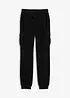 Cargobyxa i fleece, normal passform, bonprix