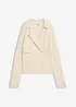 Cardigan i bomull och ull, bonprix