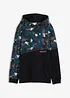 Sweatshirt med huva i ekologisk bomull, bonprix