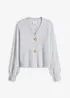 Hålmönstrad cardigan, bonprix