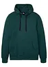Sweatshirt med huva i ren bomull, bonprix