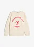 Mamma-/amningssweatshirt i mjuk ekologisk bomull, bonprix