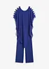 Jumpsuit med poncho i tunn chiffong, bonprix