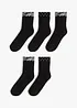 Halvlånga termostrumpor med ekologisk bomull (5-pack), bonprix
