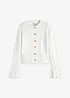 Cardigan med dekorativa knappar, bonprix