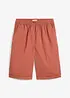 Papertouch-bermudas av bomull, bonprix