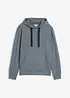 Sweatshirt med huva i ren bomull, bonprix