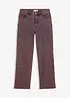 Twillbyxa med Acid Wash, bonprix