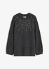 Tröja med pärlor, bonprix