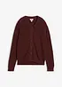 Cardigan med rund halsringning, bonprix