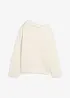 Ribbstickad oversizetröja, bonprix