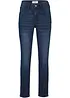 Skinny jeans med hög midja, cropped, bonprix