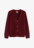 Ribbstickad cardigan, bonprix