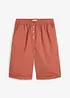 Papertouch-bermudas av bomull, bonprix