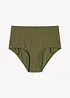 Bikinibyxa med hög midja och normalskurna benöppningar, bonprix