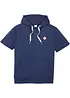 Kortärmad sweatshirt med huva, bonprix