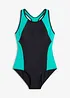Snabbtorkande sportbaddräkt med brottarrygg, bonprix