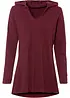 Longshirt med luva, bonprix