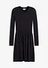 Stickad klänning i viskosmix, bonprix