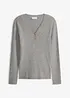 Ribbstickad tröja med viskos, bonprix