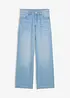 Baggy jeans med reglerbar linning, Straight, bonprix