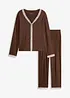 Pyjamas med knappslå, bonprix