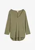 Topp med 3/4-ärm i elastisk viskos, bonprix