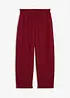 Byxa av stabil jersey i barrelmodell, bonprix