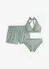Bikini och badunderdel (3 delar), bonprix