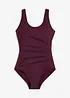Baddräkt med prydnadsveck och lätt formande effekt, bonprix