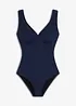 Baddräkt med kraftigt formande effekt och V-ringning, bonprix