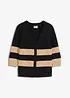 Randig bomullscardigan, bonprix